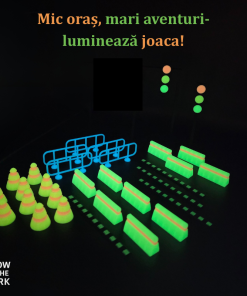 Micul expert în trafic: Set Fosforescent - 31 buc. - imagine 7