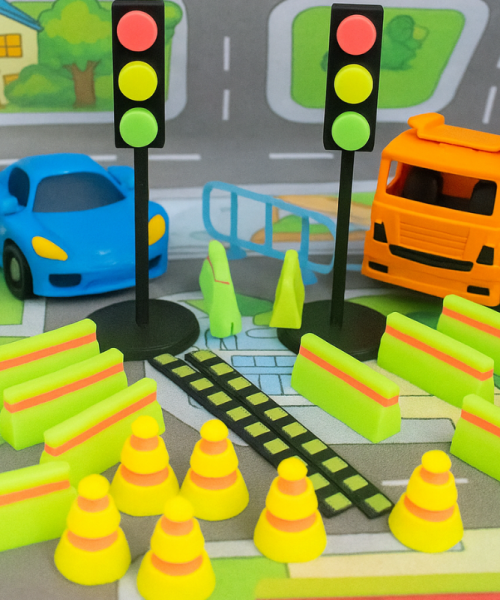 Micul expert în trafic: Set Fosforescent - 31 buc. - imagine 5