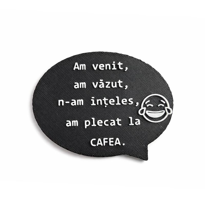 Magnet Frigider 3D - Evadare la Cafea