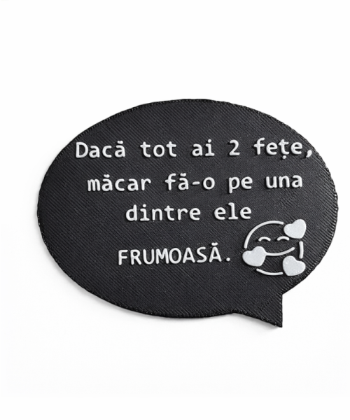 Magnet Frigider 3D - Două fețe
