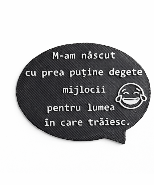 Magnet Frigider 3D - Degete Mijlocii