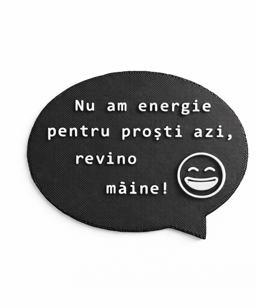 Magnet Frigider 3D - Revino Mâine