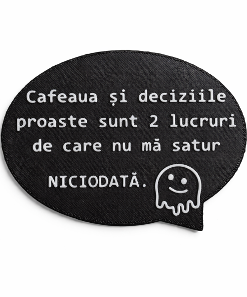 Magnet Frigider 3D - Cafea și Decizii
