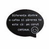 Magnet Frigider - Cafea vs. Păreri