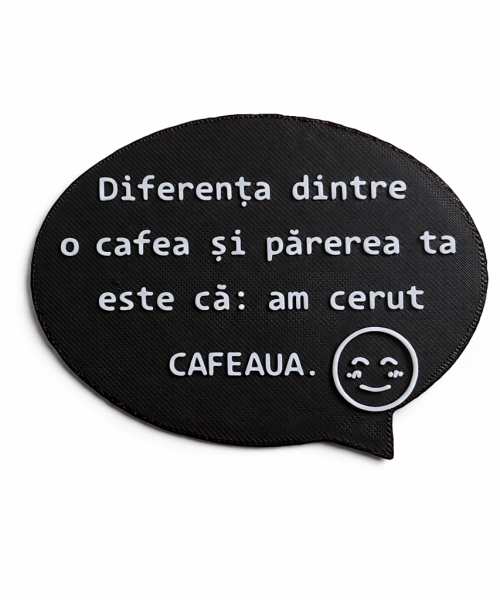 Magnet Frigider - Cafea vs. Păreri