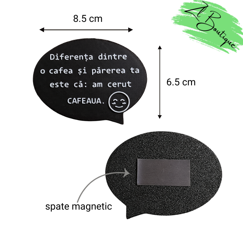 Magnet Frigider - Cafea vs. Păreri - imagine 4