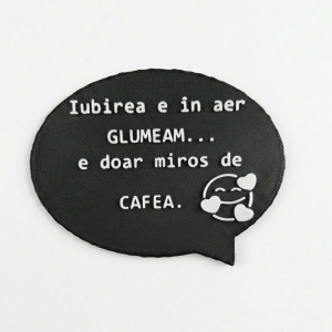 Magnet Frigider 3D - Iubire și Cafea