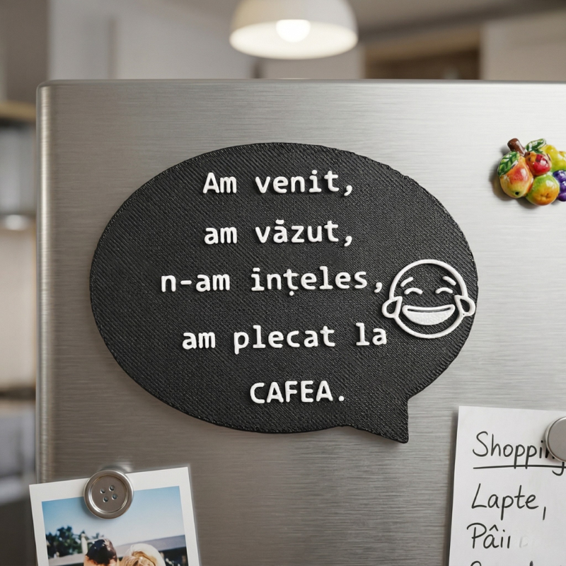 Magnet Frigider 3D - Evadare la Cafea - imagine 2