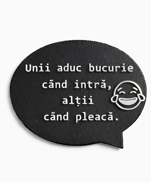 Magnet Frigider 3D - Bucuria Plecării
