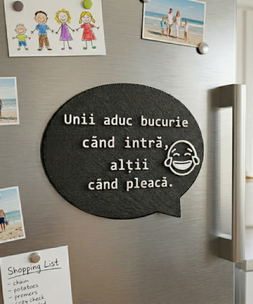Magnet Frigider 3D - Bucuria Plecării - imagine 3