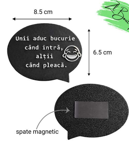 Magnet Frigider 3D - Bucuria Plecării - imagine 4