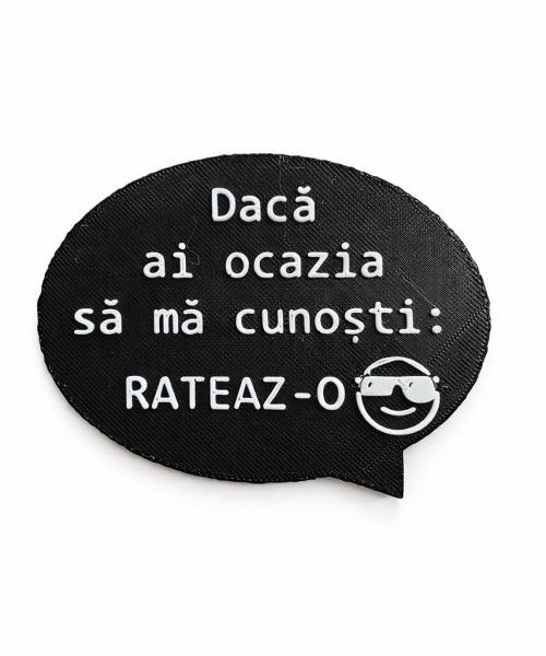 Magnet Frigider 3D - Rateaz-o
