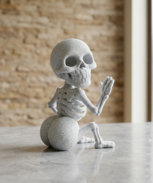 Etern - statuetă decorativă, imprimată 3D, luminițe cadou - imagine 3
