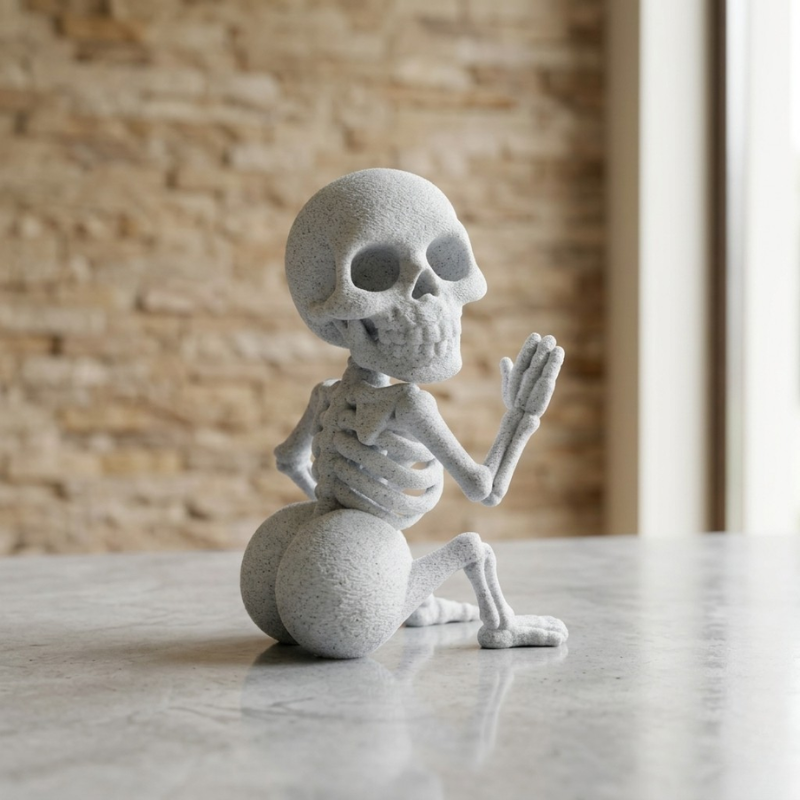 Etern - statuetă decorativă, imprimată 3D, luminițe cadou - imagine 3