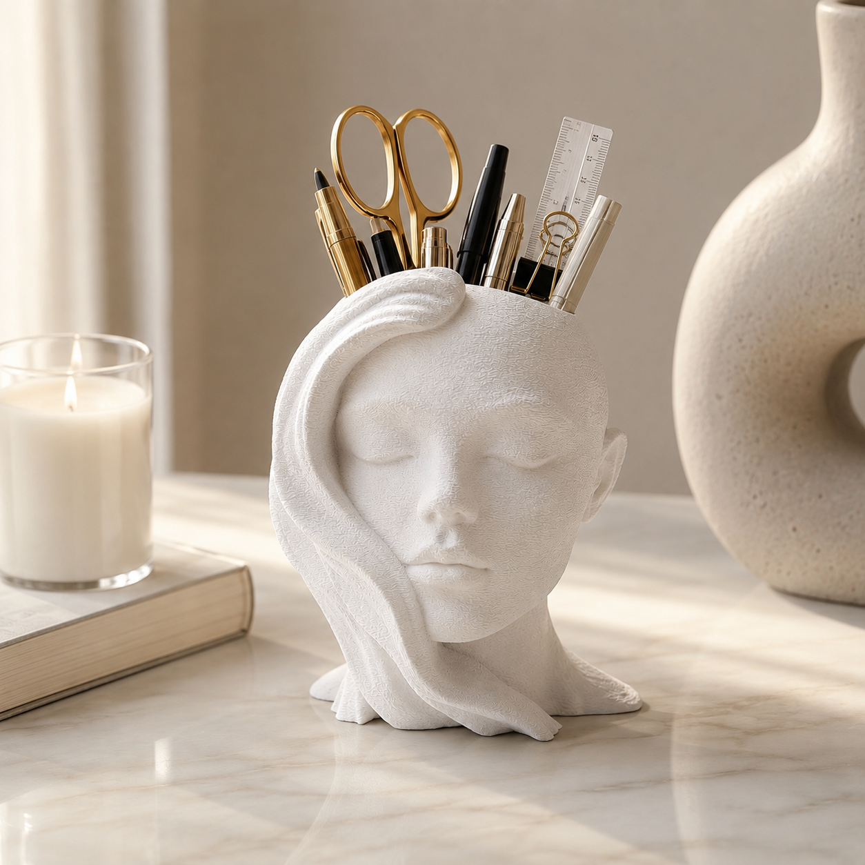 Auria – Suport decorativ marble imprimat 3D - imagine 3