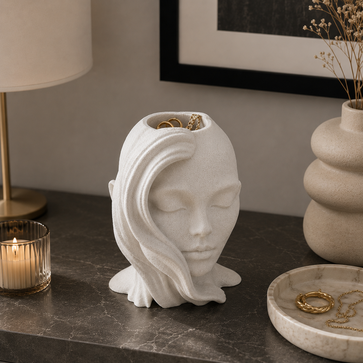 Auria – Suport decorativ marble imprimat 3D - imagine 6