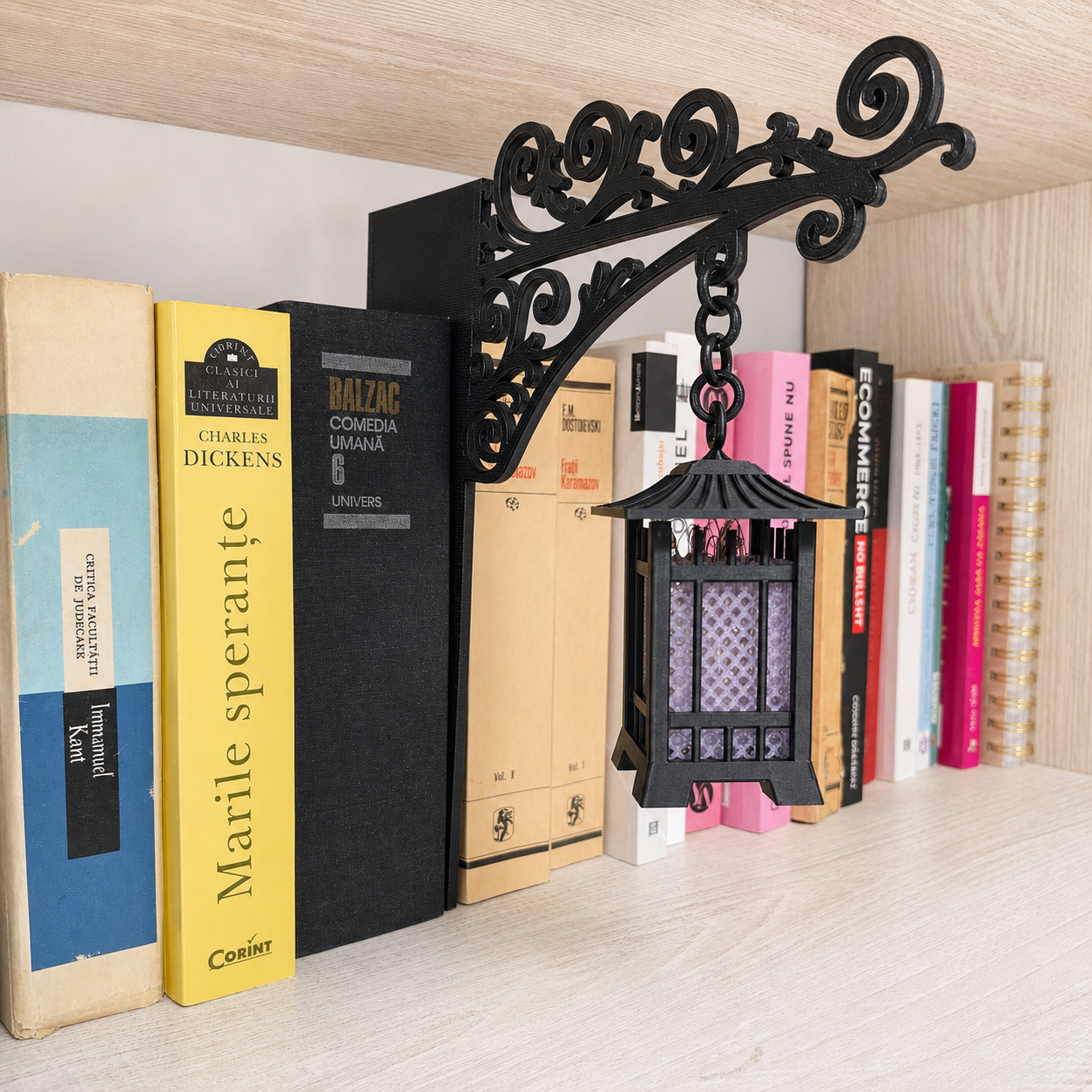 Libro - felinar decorativ pentru bibliotecă - imagine 4