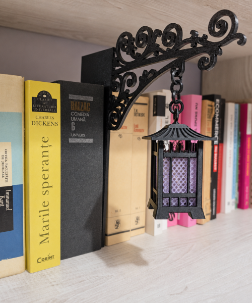 Libro - felinar decorativ pentru bibliotecă - imagine 5