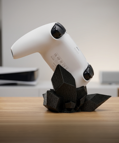 Rift – Suport controller negru, imprimat 3D - imagine 3