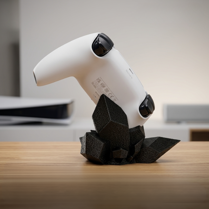 Rift – Suport controller negru, imprimat 3D - imagine 3