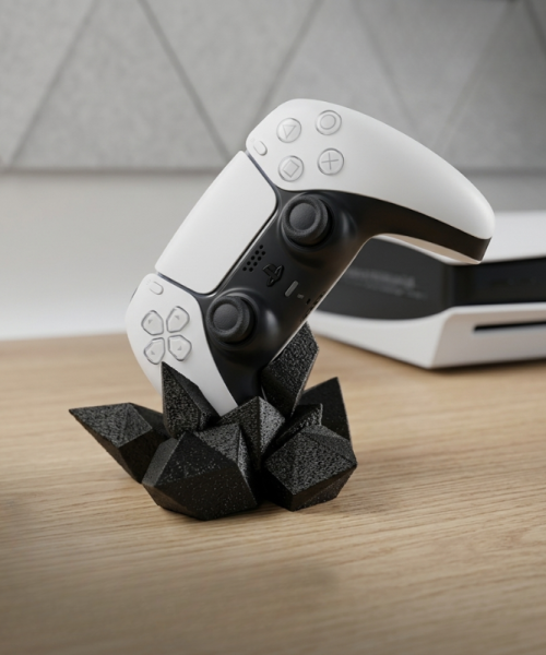 Rift – Suport controller negru, imprimat 3D - imagine 5