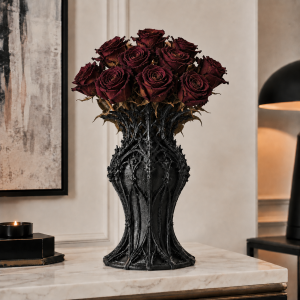 Noctis – Vază decorativă gothic imprimată 3D