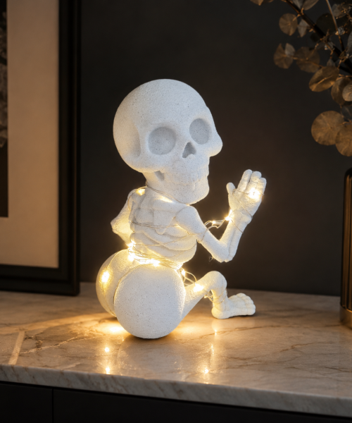 Alternative view of Etern - statuetă decorativă, imprimată 3D, luminițe cadou