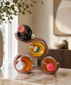 Cava – suport pentru 4 sticle de vin, imprimat 3D - imagine 3