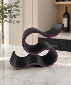 Cava – suport pentru 4 sticle de vin, imprimat 3D - imagine 4