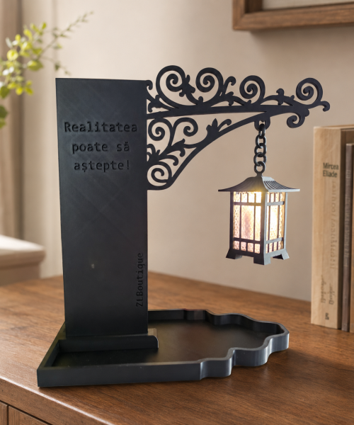 Alternative view of Lumen – Felinar decorativ cu tavă imprimat 3D