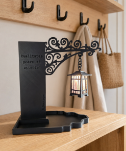 Lumen – Felinar decorativ cu tavă imprimat 3D - imagine 5