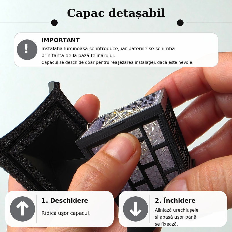 Ronin - Felinar decorativ pentru bibliotecă - imagine 9