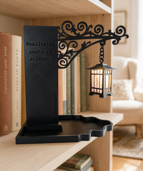 Lumen – Felinar decorativ cu tavă imprimat 3D - imagine 6