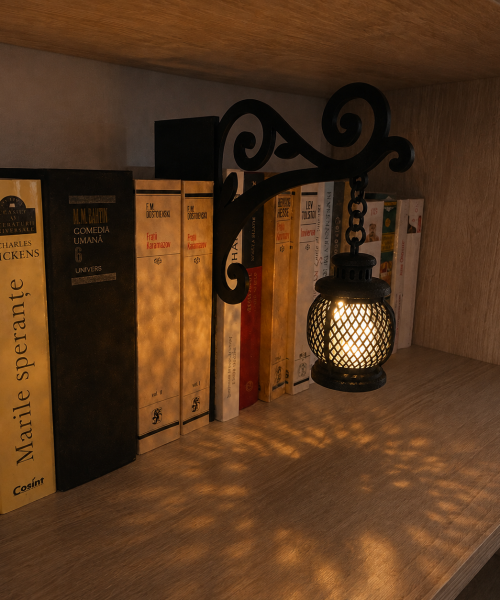 Nox negru - felinar fără suport ornamental - imagine 6