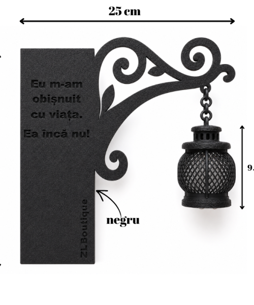 Nox - Felinar decorativ pentru bibliotecă - imagine 9