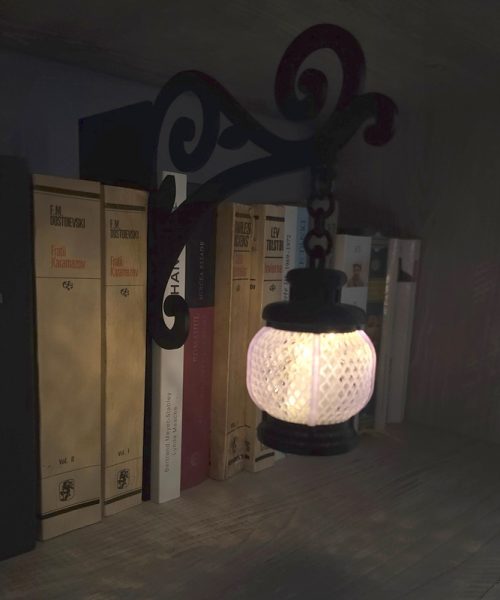 Nox Mov - Felinar decorativ mov/negru pentru bibliotecă - imagine 7