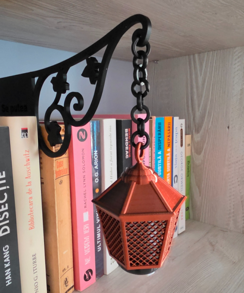 Retro - Felinar decorativ pentru bibliotecă - imagine 3