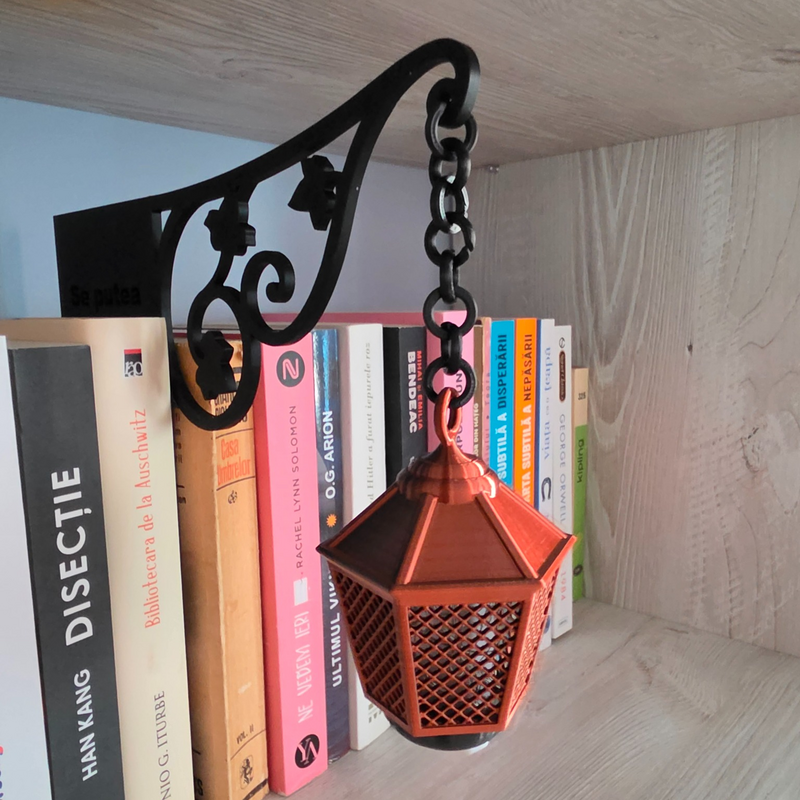 Retro - Felinar decorativ pentru bibliotecă - imagine 3