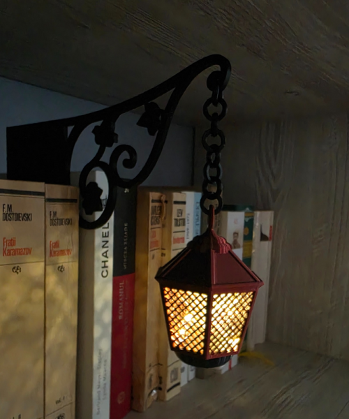 Retro - Felinar decorativ pentru bibliotecă - imagine 4