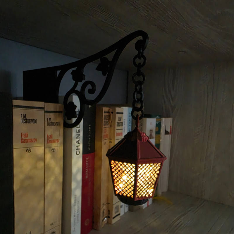Retro - Felinar decorativ pentru bibliotecă - imagine 4