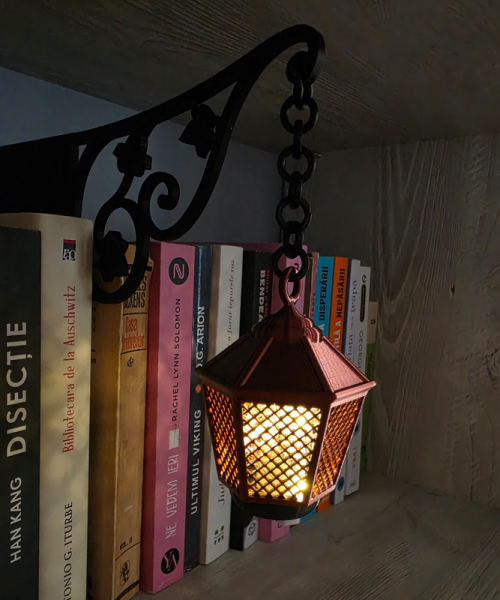 Retro - Felinar decorativ pentru bibliotecă - imagine 5