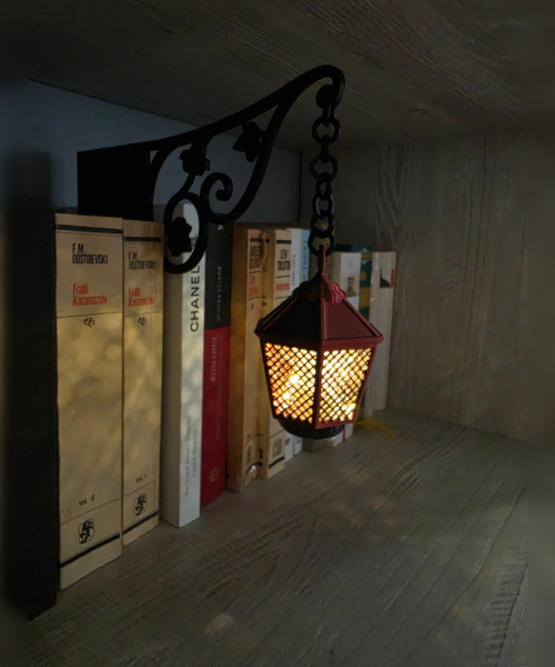Retro - Felinar decorativ pentru bibliotecă - imagine 7